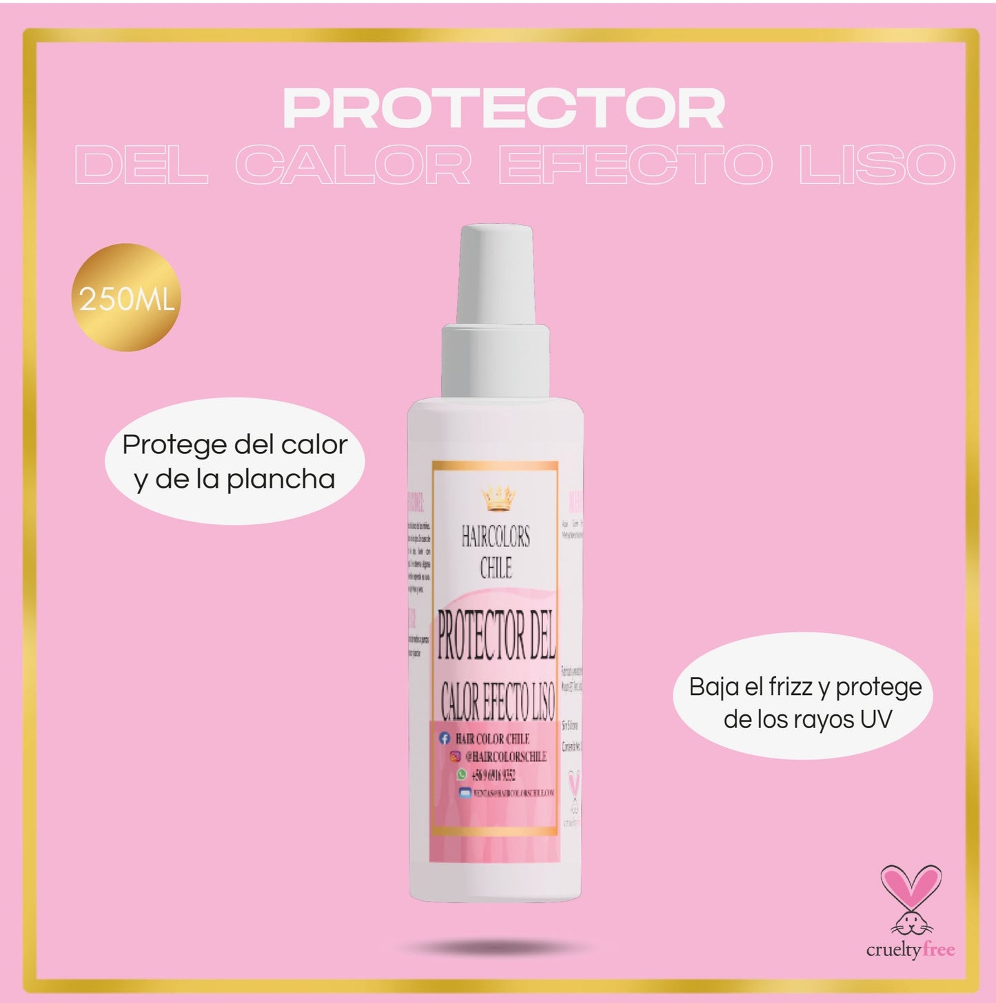 Protector del Calor Efecto Liso