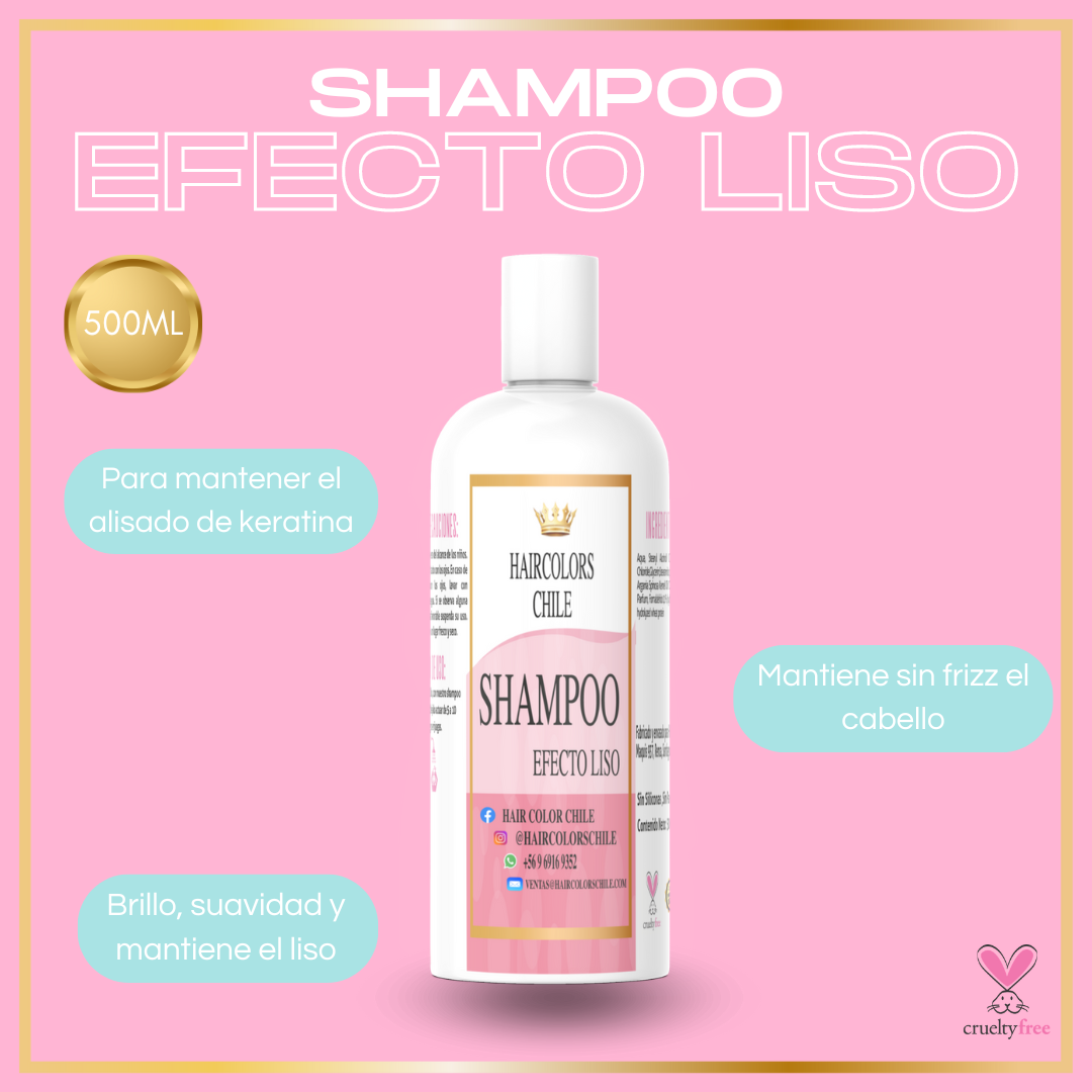 Shampoo Efecto Liso (Prolonga alisados)