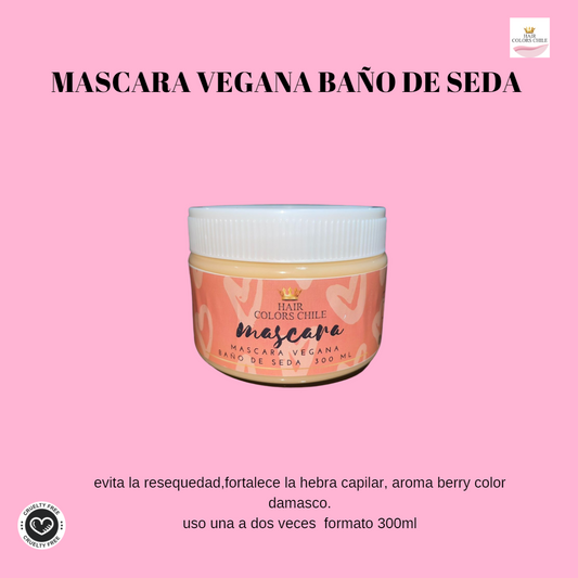 Mascara vegana baño de seda 300ml